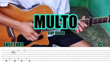 MULTO - Cup of Joe - Fingerstyle Guitar (Tabs) Chords Lyrics