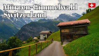 🇨🇭 Murren to Gimmelwald, Switzerland: Hike through Beautiful Swiss villages 🏔️