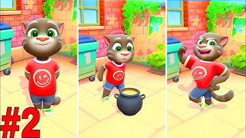 Talking Tom Cat 2025 In Real Life || part 2 || talking tom cat gameplay 