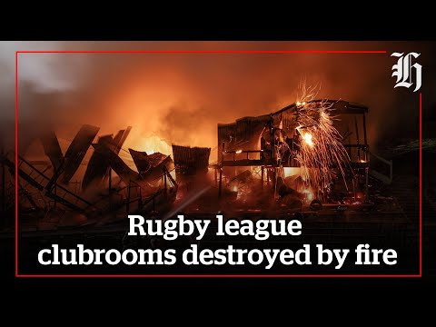 Marist saints rugby league clubrooms destroyed by fire | nzherald. Co. Nz