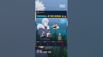 🗿 TOBIRAMA :- IS THIS UCHIHA ☠️🔥 #tobirama