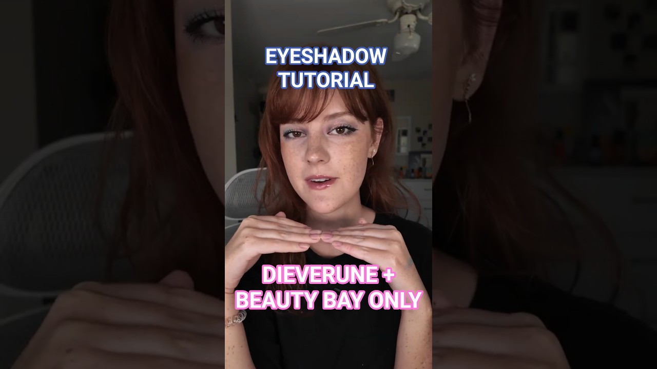 Eyeshadow look with 2 products! #dieverune #beautybay #indiemakeup #eyeshadowtutorial #easymakeup