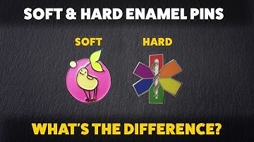 What is the difference between hard and soft enamel pins?