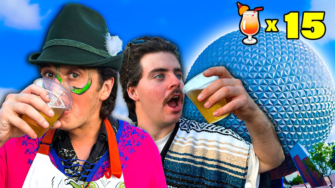 We Tried Every Drink at Epcot AGAIN (Ranked 1-15)