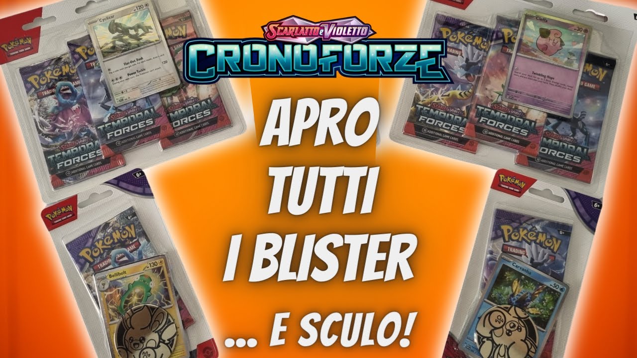Apro TUTTI i BLISTER di CRONOFORZE e SCULO! - YouTube