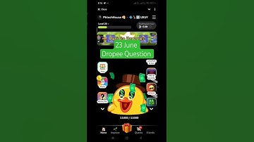 23 June Dropee Question of the day answer 🔥 Today Dropee Airdrop New Update | Dropee answer