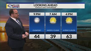 Chilly Night Ahead, Quiet Weather This Week