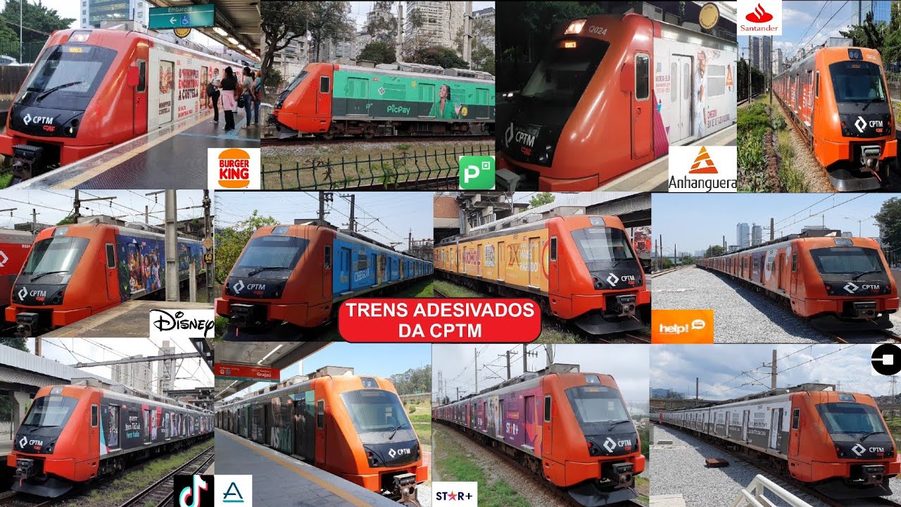Especial | Trens adesivados da CPTM