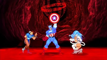 Marvel VS Capcom 2 - Chun-Li/Captain America/Felicia - Expert Difficulty Playthrough