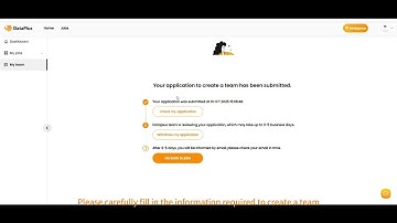 Dataplus platform team related operation guide video