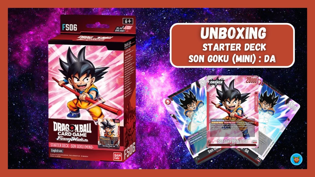 Unboxing Starter Deck Goku Mini : DA