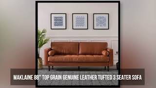 TOP 10 Best Genuine Leather Couch Sofa for Youtube Users In 2023