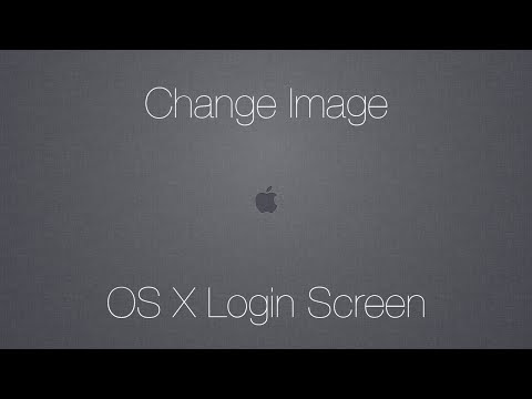 Mac Tutorials [18] - Change OS X Logo In Login Screen