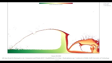 The 2D dam-break benchmark dataset • mixing • 5M particles
