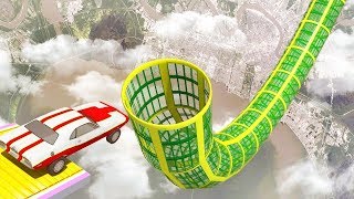 Mega Ramp Car Impossible Stunts - Car Drive Challenge  | Android Gameplay (Cartoon Games Network) screenshot 4