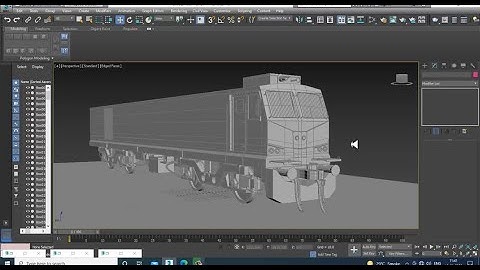3DsMax Tutorials, Tutorial on 3D Modeling & Texturing a WAG12b Indian Locomotive in 3dsmax (Part 9)
