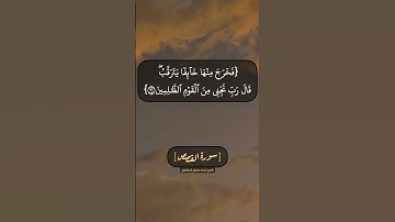 سورة القصص الآية ٢٠ الى ٢٢ بصوت الشيخ محمد صديق المنشاوي