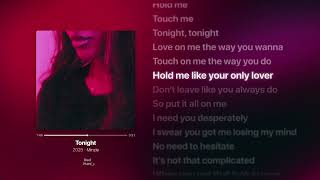 Minzie - Tonight (Lyrics Video) | Red Hues Lyrics