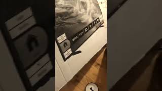 How to efficiently store a TV box , new tv box, too large to keep. What to do with it