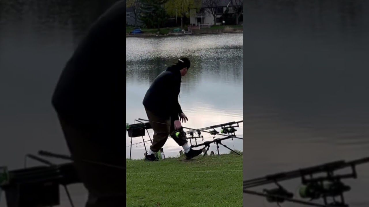 НЕОЖИДАННАЯ ПОКЛЕВКА КАРПА!!! Карпфишинг ловля карпа! 