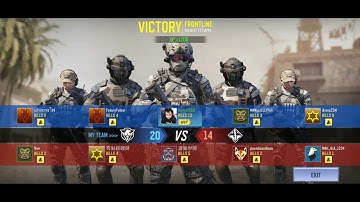 Call Of Duty Mobile: Frontline Random Gameplay | So Smooth Than PUBG