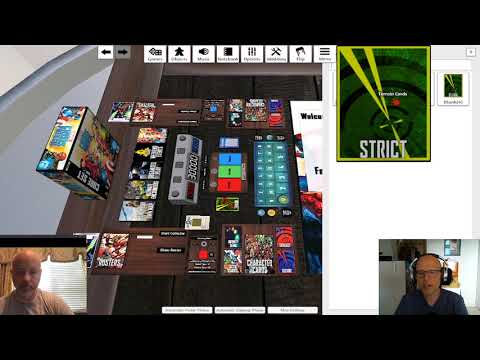 An intro game to playing Marvel Crisis Protocol on Tabletop Simulator (TTS)