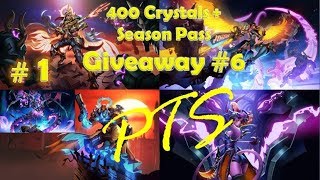 Paladins Update 1.1 PTS - New Champion, New Map, New Game Mode, New Skins (400 Crystals Giveaway #6)