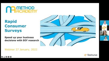 Webinar "Rapid Consumer Surveys. How to speed up business decisions with DIY market research tools"