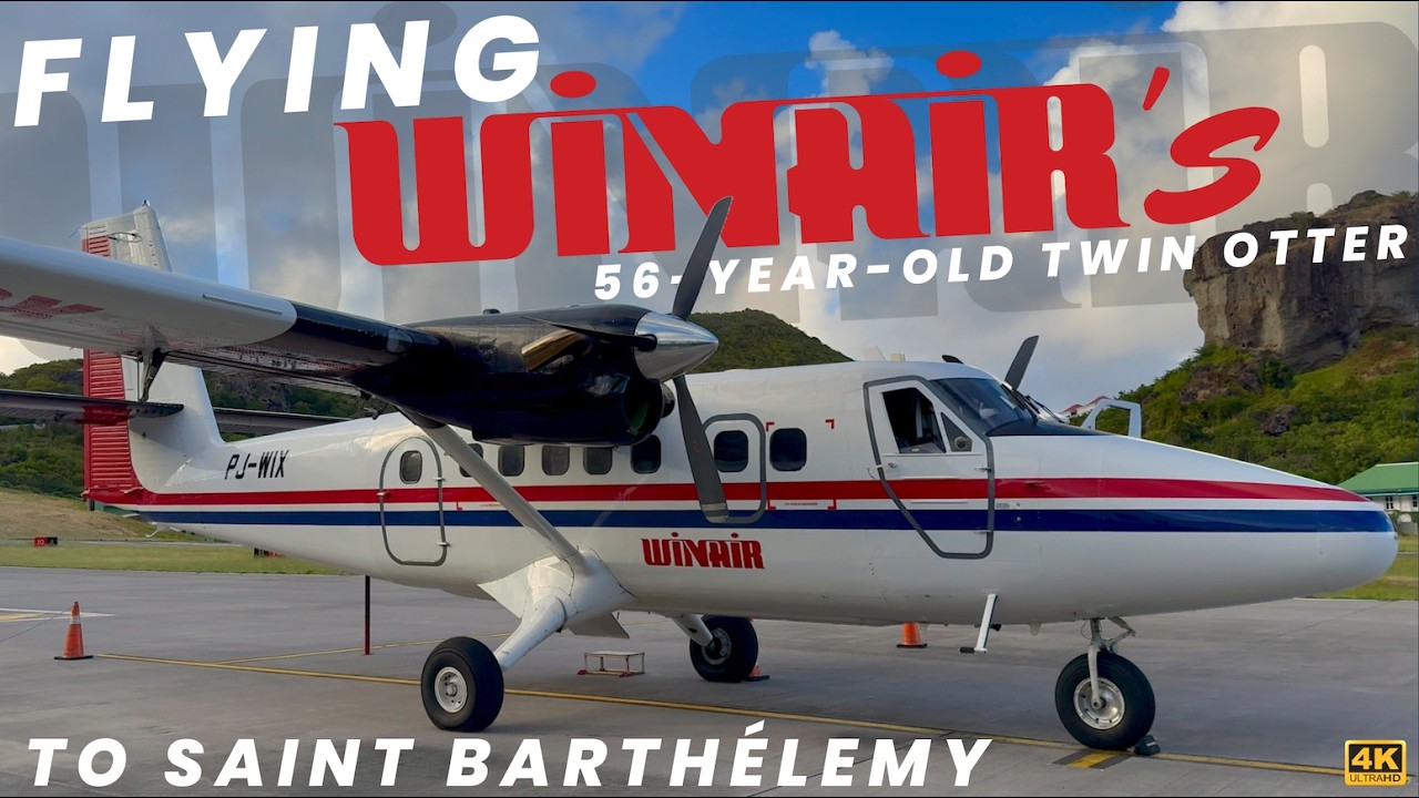 4K] – Full Flight – Winair – De Havilland Canada DHC-6-300 – SXM