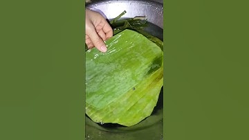bánh dân gian, bột lọc lá chuối