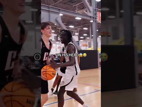 He got shapowed … ‼️ #basketball #omg #moments