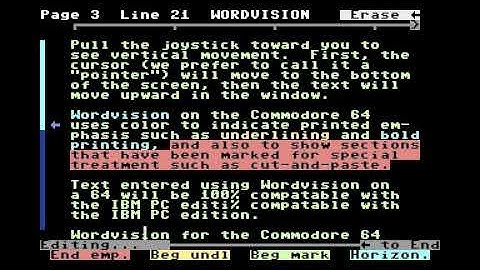 COMDEX 82 WordVision Demo