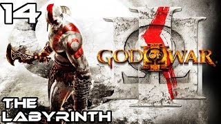 God Of War 3 Remastered Walkthrough Part 14 - The Labyrinth - No Commentary