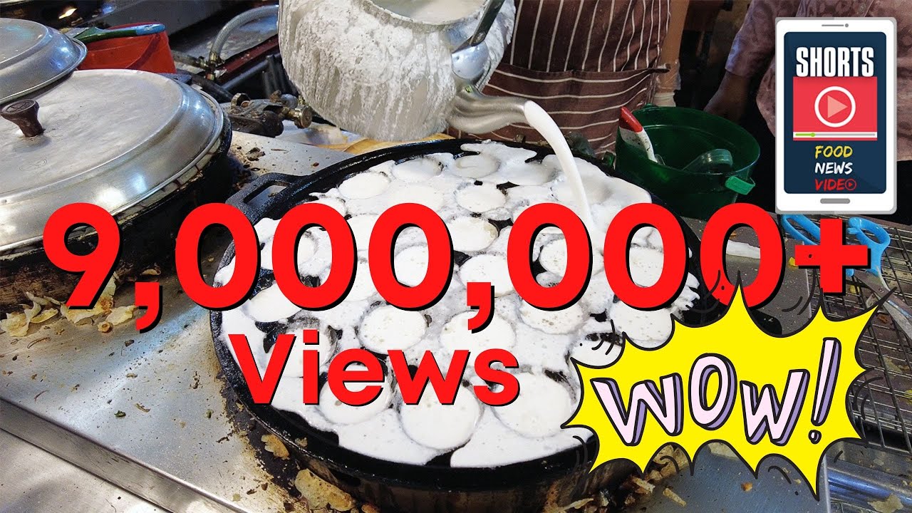 Amazing Sweet Coconut Crispy Pancake Kanom Krok Thai Street Food | Food News Video 