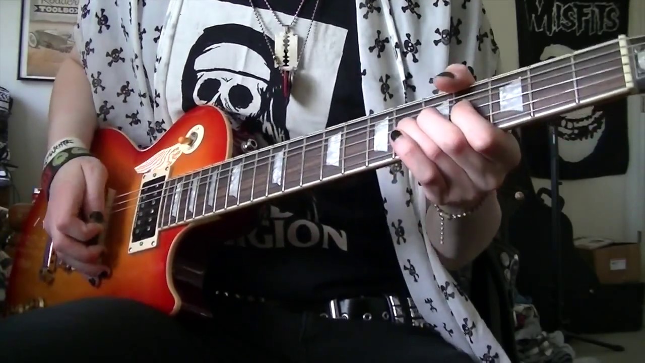 Symphony Of Destruction Megadeth Guitar Cover with solo - YouTube