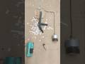 Drone propeller fly testing with use Nano Drone motor which tyre will_Dc Motor #tech #science