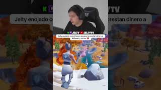 JELTY ENOJADO CON EL BANCO #shorts #jelty #fortnite #mrbeast #clips