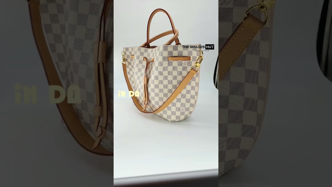 LOUIS VUITTON GIROLATA SHOULDER BAG IN DAMIER AZUR CANVAS