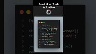 CINEMATIC SUN DESIGN IN PYTHON FOR BEGGINERS #coding #python #programming #ai #grok #chatgpt
