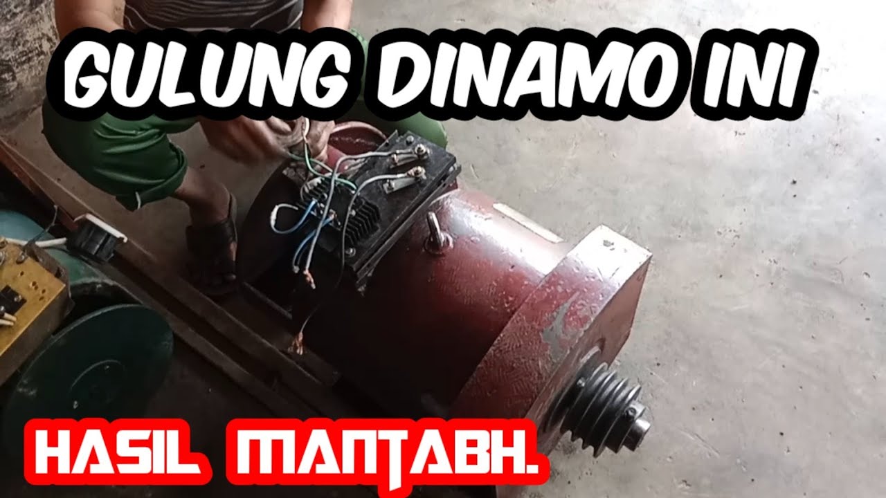  Gulung DINAMO LISTRIK tenaga diesel. Sistim kawat rangkap..