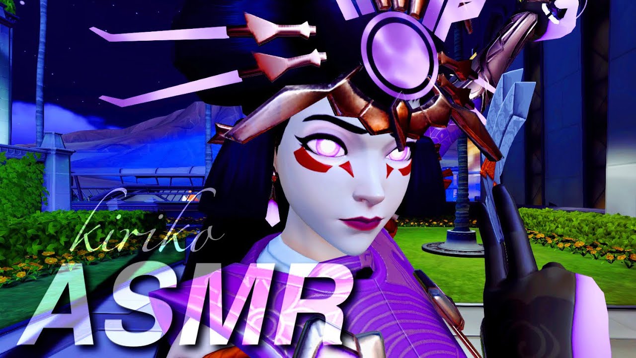 💜ASMR OVERWATCH ༺ ⋆. amaterasu kiriko ♡ whispering, keyboard sounds ☽˚｡⋆.