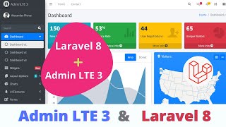 How to Install AdminLTE 3 Template in Laravel 8 | AdminLte Laravel 8 | AdminLTE Integrate  [HINDI]