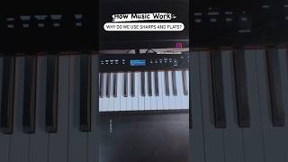 #HowMusicWorks Why do we use sharps and flats? #musictheory #musiclessons #pianolessons