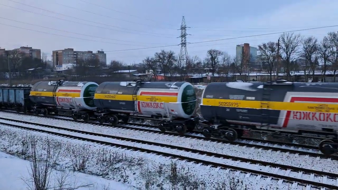 2ТЭ10Ут-0076 зимний груз