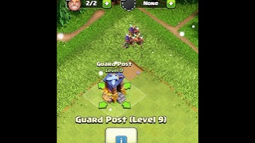 coc || guard post level 1 to max level in coc || builder base guard post all levels || #ytshorts