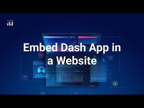 Embed a Dash App into your Website with Dash Enterprise - video from Plotly
