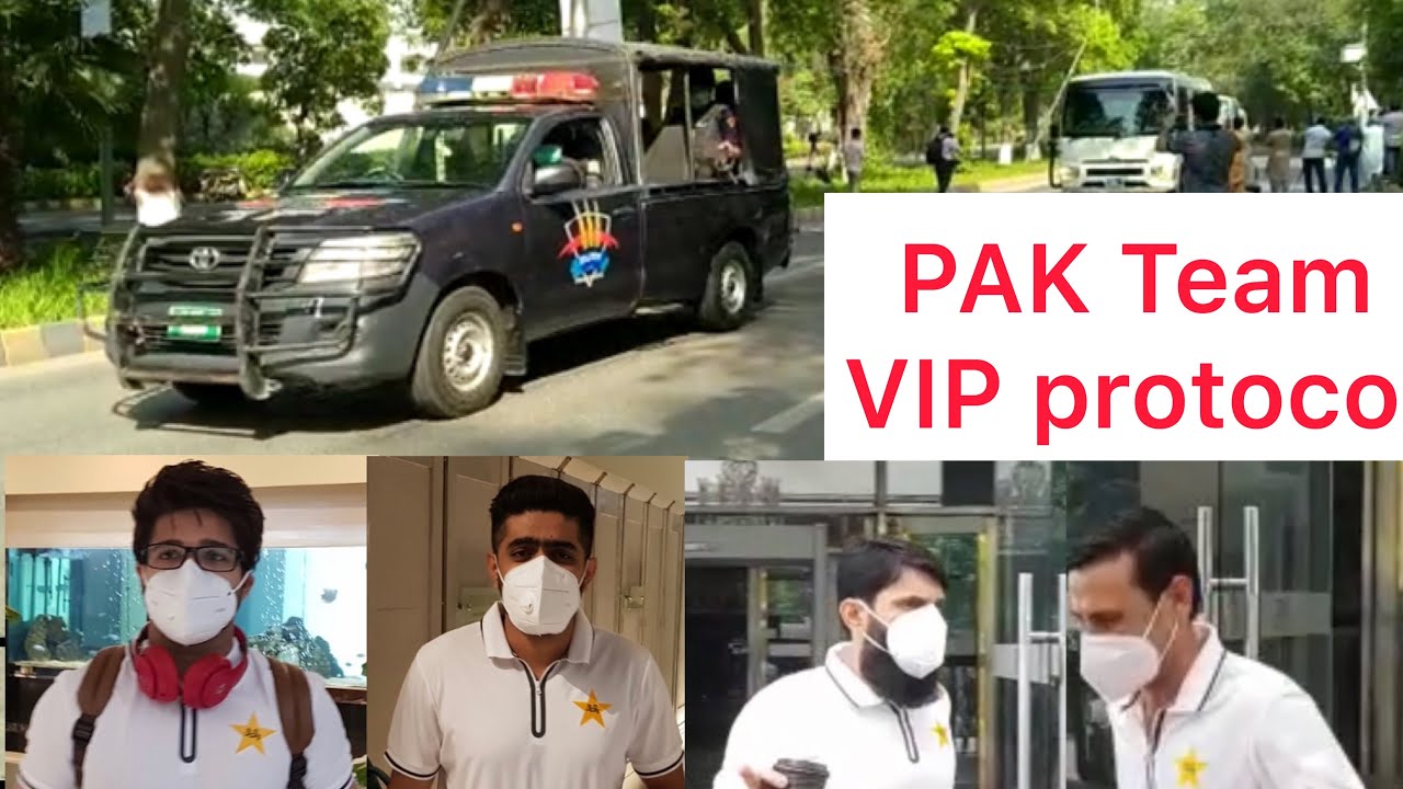 Vip Protocol Pakistan Exclusive Pakistan Cricket Team leave UK | Pak Team VIP Security ...