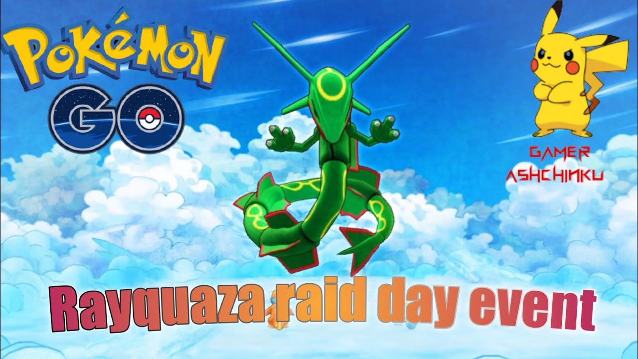 Rayquaza raid day event update|pokemon go|GamerAshChinku