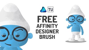 Making of a Smurf Vector + FREE Brush for affinity designer