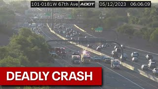 Deadly crash shuts down Loop 101 in Phoenix
